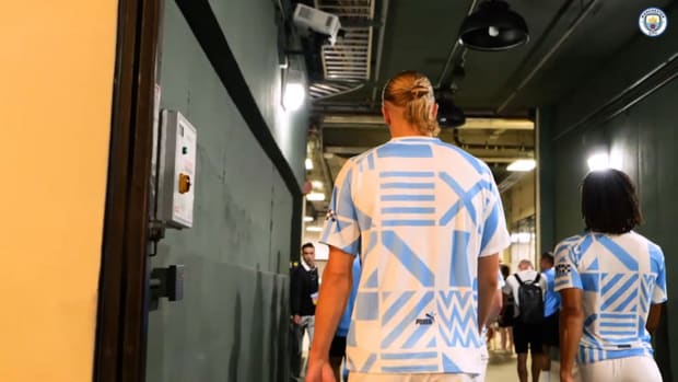 Tunnel cam: Haaland scores first City goal in win vs Bayern